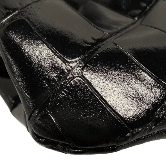 Auth BALENCIAGA Cloud Coin Purse 618915 Black Leather Coin Case - Picture 5 of 10